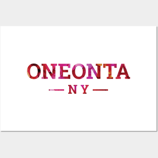 Oneonta, NY Alcohol Ink Posters and Art